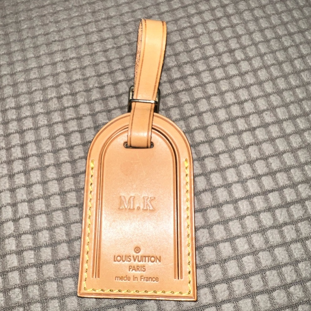 Louis Vuitton Vachetta Leather Luggage Tag